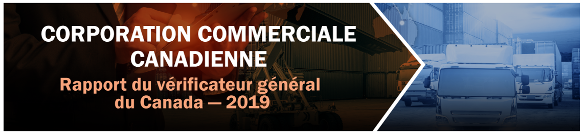 Corporation commerciale canadienne — Rapport du vérificateur général du Canada — 2019