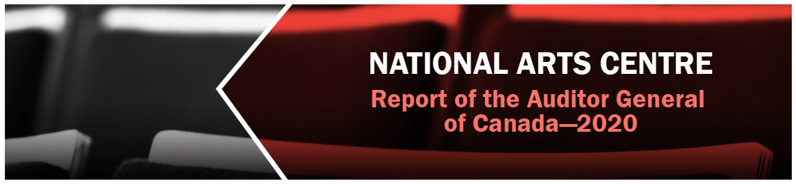 National Arts Centre—Report of the Auditor General of Canada—2020