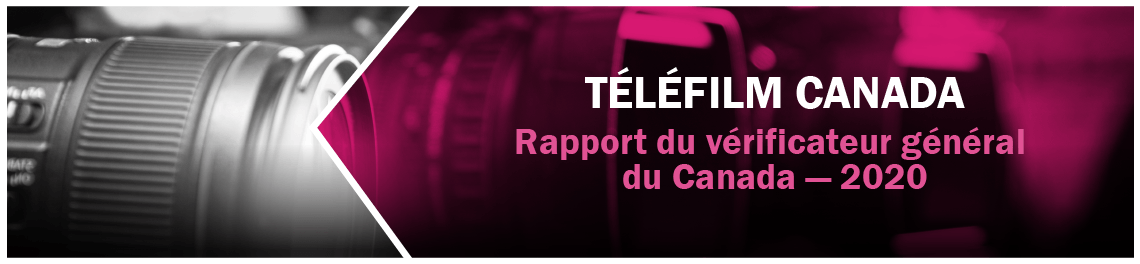 Téléfilm Canada — Rapport du vérificateur général du Canada — 2020