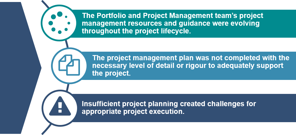 Observations on the project management process