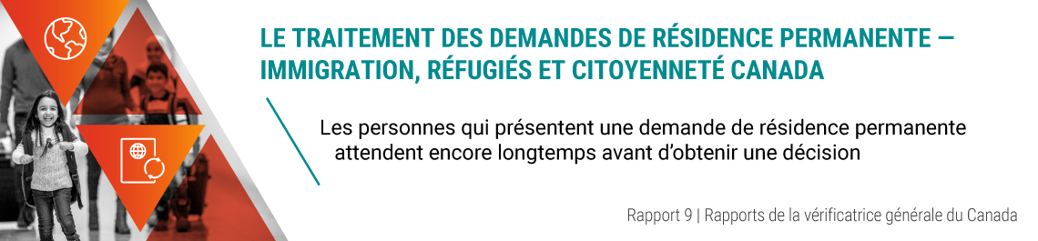 Rapport 9 — Le traitement des demandes de résidence permanente — Immigration, Réfugiés et Citoyenneté Canada