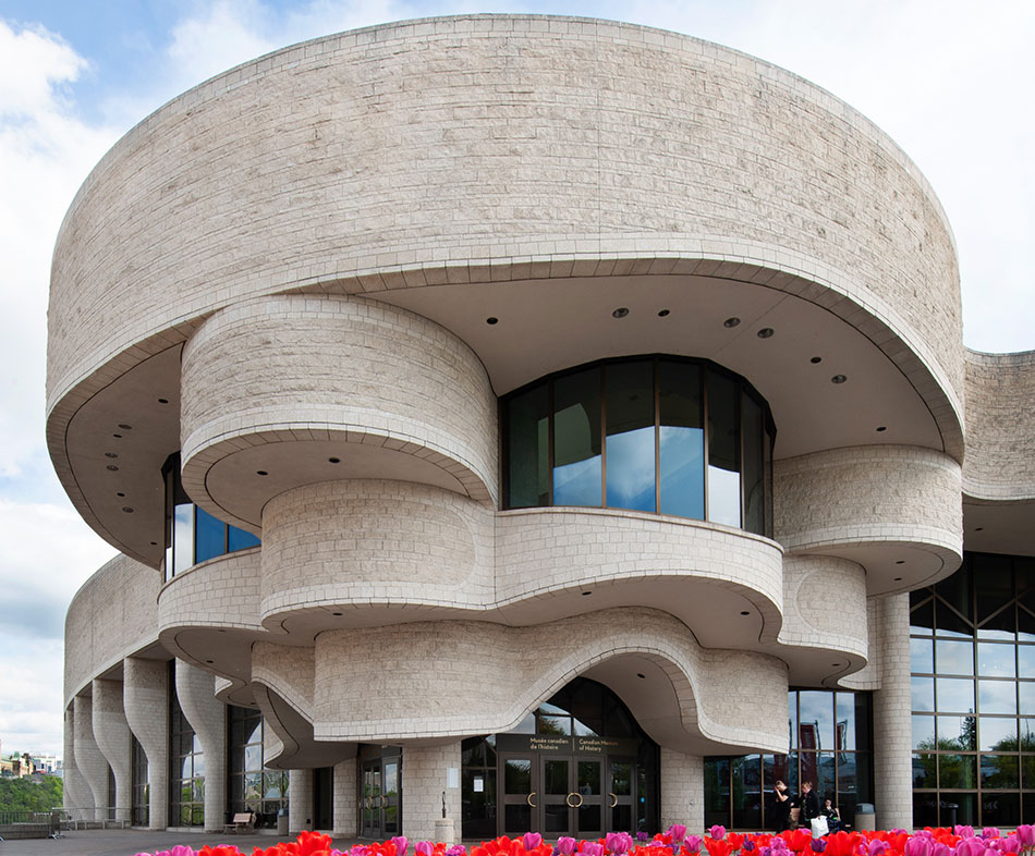 Photo of the building of the Canadian Museum of History