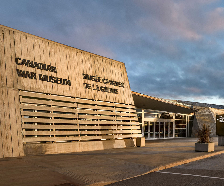 Photo du bâtiment du Musée canadien de la guerre