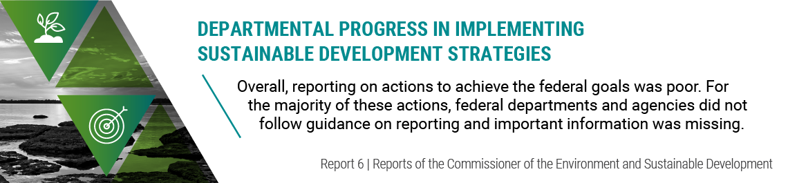 Overall, reporting on actions to achieve the federal goals was poor