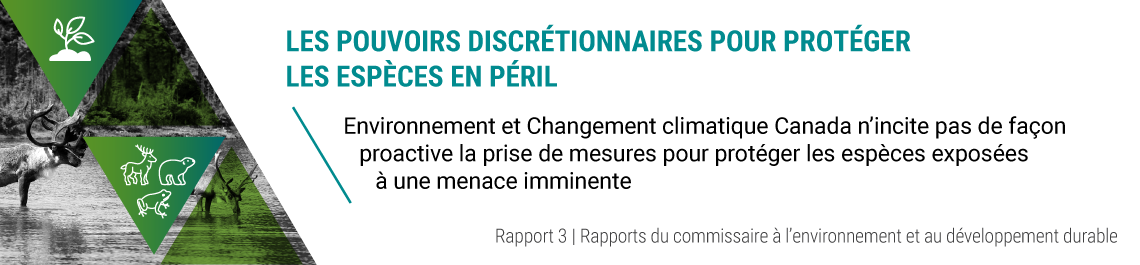 Rapport 3 — Les pouvoirs discrétionnaires pour protéger les espèces en péril