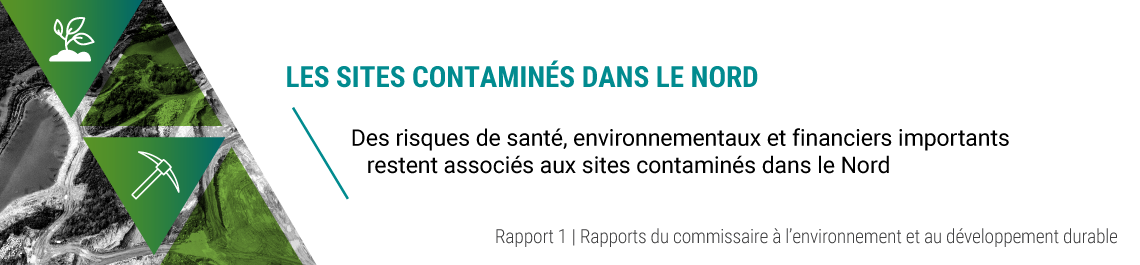 Rapport 1 — Les sites contaminés dans le Nord