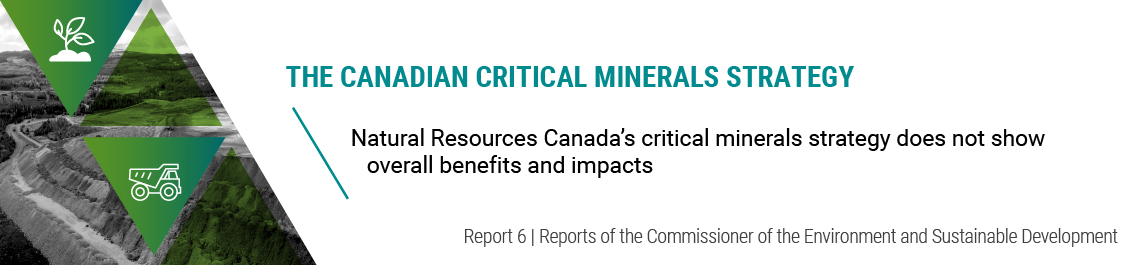 Report 6—The Canadian Critical Minerals Strategy