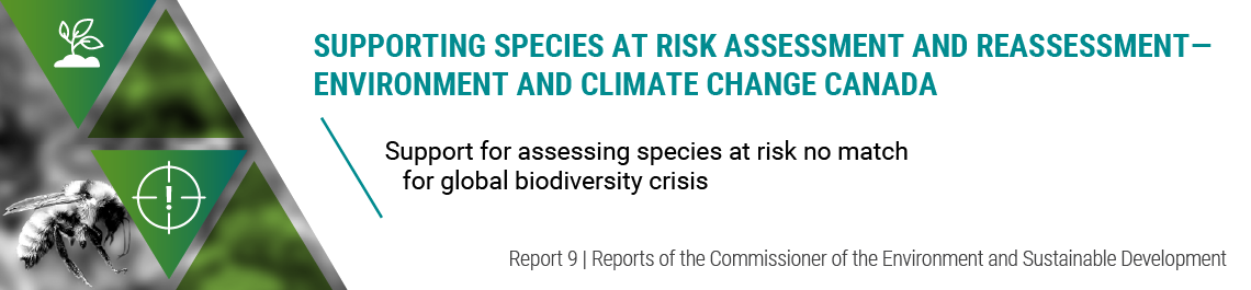 Report 9—Supporting Species at Risk Assessment and Reassessment—Environment and Climate Change Canada